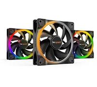 be quiet! Ventiladores Light Wings 120mm PWM Pack triple – 3x ARGB, 18 LEDs, 7 aspas, alto flujo