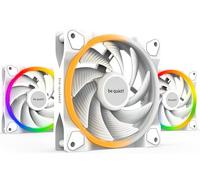 be quiet! Light Wings 120mm White High-Speed ARGB Ventiladores, Triple Pack | con PWM, Gran Variedad de Colores y Efectos, 18 LED ARGB, 7 Aspas Silenciosas, Alto Flujo de Aire, Rodamiento Rifle Duradero