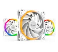 be quiet! Light Wings 120 mm high-speed PWM White ventilador, 3 ventiladores incluidos, colores y efectos ARGB increíbles, hub ARGB incluido, 9 aspas optimizadas