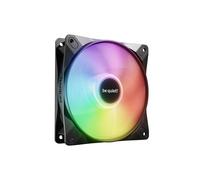 be quiet! Light Wings LX 120mm PWM Reverse Black ventilador, 7 aspas de ventilador optimizadas e invertidas, presión de aire extraordinaria, hub iluminado, efectos de iluminación inconfundibles