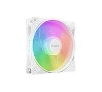 be quiet! Light Wings LX 120mm PWM Reverse White ventilador, 7 aspas de ventilador optimizadas e invertidas, presión de aire extraordinaria, hub iluminado, efectos de iluminación inconfundibles
