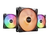be quiet! Light Wings LX 120mm PWM high-speed ventilador, Pack de 3 ventiladores, núcleo iluminado y aspas de ventilador esmeriladas, efectos de iluminación inconfundibles, múltiples colores
