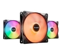 be quiet! Light Wings LX 120mm PWM high-speed ventilador, Pack de 3 ventiladores, núcleo iluminado y aspas de ventilador esmeriladas, efectos de iluminación inconfundibles, múltiples colores