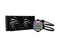 be quiet! Pure Loop 2 240 mm refrigerador con agua, alto rendimiento de refrigeración, bomba PWM doblemente desacoplada, iluminación ARGB, tubos flexibles, botella de refrigerante incluida, BW017