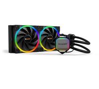 be quiet! Pure Loop 2 FX 280mm, refrigeración por agua todo en uno, 2 ventiladores Light Wings 140mm PWM de alta velocidad, 20 LEDs ARGB, bloque de refrigeración iluminado, hub ARGB PWM