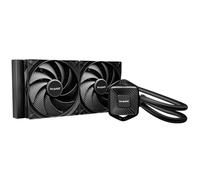 be quiet! Pure Loop 3 280 mm Sistema de refrigeración líquida todo en uno para sistemas AMD/Intel overclockeados, 2x ventiladores Pure Wings 3 140 mm PWM high-speed, bomba PWM silenciosa