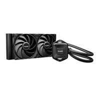 be quiet! Pure Loop 3 - Refrigeración de agua todo en uno de 240 mm para sistemas AMD/Intel ligeramente overclockeados, 2 ventiladores Pure Wings 3 de 120 mm PWM de alta velocidad, alta presión