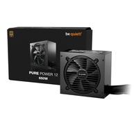 be quiet! Pure Power 12 650W Fuente de alimentación, eficiencia 80 Plus® Gold, ATX 3.1 Totalmente Compatible con PCIe 5.1, Ventilador be quiet! de 120 mm excepcionalmente silencioso, tecnología LLC