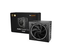 be quiet! Pure Power 13 M 750W Fuente de alimentación, eficiencia 80 Plus® Gold, ATX 3.1, Compatible con GPU PCIe 5.1, Ventilador be quiet! semipasivor de 120 mm, construcción semipasiva