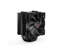 be quiet! Pure Rock 2 Black Disipador CPU, 150W TDP, 4 Heatpipes 6mm, Ventilador 120mm PWM, Silencioso, Fácil instalación, Asimétrico, Negro