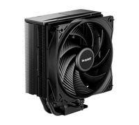 be quiet! Pure Rock 3 Black refrigerador con aire, muy alta capacidad de refrigeración, 4 tubos de calor de alto rendimiento, tecnología HDT, Pure Wings 3 120 mm PWM, diseño elegante en color negro