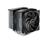 be quiet! Pure Rock Pro 3 Silver refrigerador con aire, capacidad de refrigeración impresionantemente alta, 6 tubos de calor de alto rendimiento, 2 ventiladores Pure Wings 3 120 mm PWM optimizados