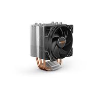 be quiet! Pure Rock Slim 2 Disipador CPU, 3 heatpipes, 130W TDP, silencioso | Ventilador Pure Wings 2 PWM 92mm con Rodamiento Rifle, Diseño Asimétrico Slim Tower, Disipador CPU con Tecnología HDT