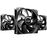 be quiet! Pure Wings 3 ventilador PWM de 120 mm, 3 ventiladores incluidos, alta velocidad máxima, baja velocidad mínima, marco del ventilador optimizado, alta presión de aire