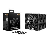 be quiet! Pure Wings 3 120mm Triple Pack HS Negro