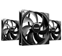 be quiet! Pure Wings 3 ventilador PWM de 140 mm, 3 ventiladores incluidos, alta velocidad máxima, baja velocidad mínima, marco del ventilador optimizado, alta presión de aire