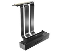be quiet! Riser Cable 5.0: alargador GPU PCIe 5.0 x16, 180 mm, 32 GT/s | Para cajas de PC con soporte para montaje vertical de la GPU, cable alargador de alta velocidad, base de soporte extraíble