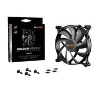 be quiet! Shadow Wings 2 140mm PWM Ventilador PC silencioso, 14,9 dB(A), Anti-vibraciones, Rifle bearing, PWM control, Instalación Push-Pins