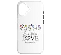 Be Rooted in Gods Love Jesus Rooted in Christ Ephesians 3:17 Carcasa para iPhone 16