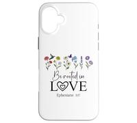 Be Rooted in Gods Love Jesus Rooted in Christ Ephesians 3:17 Carcasa para iPhone 16 Plus