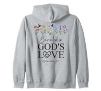 Be Rooted in Gods Love Jesus Rooted in Christ Ephesians 3:17 Sudadera con Capucha