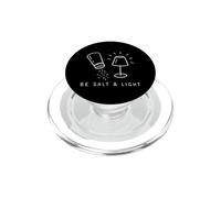 Be Salt & Light Verso Bíblico Cristiano Jesús Dios Religión PopSockets PopGrip para MagSafe