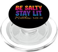 Be Salty Stay Lit Christian Matthew 5:13-16 Faith PopSockets PopGrip para MagSafe
