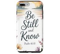 Be Still and Know Salmo 46:10 Versículo bíblico cristiano Carcasa para iPhone 7 Plus/8 Plus
