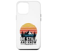 Be Still and Know Salmo 46:10 Versículo de la Biblia Carcasa para iPhone 12 Pro MAX