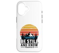Be Still and Know Salmo 46:10 Versículo de la Biblia Carcasa para iPhone 16