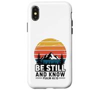 Be Still and Know Salmo 46:10 Versículo de la Biblia Carcasa para iPhone X/XS