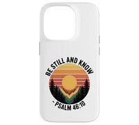 Be Still and Know Salmo 46:10 Versículo de la Biblia Cristiana Carcasa para iPhone 14 Pro