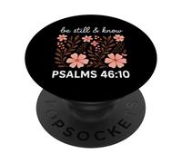 Be Still and Know Salms 46:10 Cita Cristiana Jesús Dios PopSockets PopGrip Adhesivo