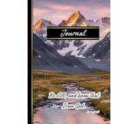 Be Still Journal: Reflective Mountain Notebook with Psalm 46:10 | Soft cover, 6" x 9", 100 Lined Cream Pages, Matte Cover