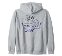 Be Still Know That I Am God Blue Bible Christian Psalm 46:10 Sudadera con Capucha
