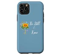 Be Still Know That I Am God Quotes Butterfly Christian Jesus Carcasa para iPhone 11 Pro