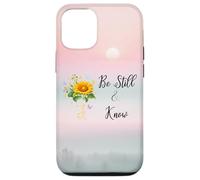 Be Still Know That I Am God Quotes Butterfly Christian Jesus Carcasa para iPhone 12/12 Pro