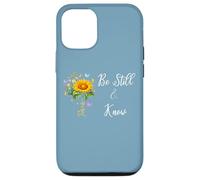 Be Still Know That I Am God Quotes Butterfly Christian Jesus Carcasa para iPhone 12/12 Pro