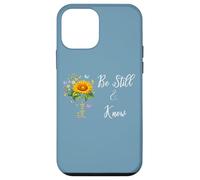 Be Still Know That I Am God Quotes Butterfly Christian Jesus Carcasa para iPhone 12 Mini