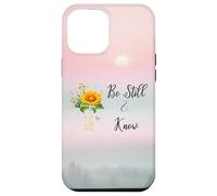 Be Still Know That I Am God Quotes Butterfly Christian Jesus Carcasa para iPhone 12 Pro MAX