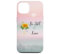 Be Still Know That I Am God Quotes Butterfly Christian Jesus Carcasa para iPhone 13