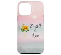 Be Still Know That I Am God Quotes Butterfly Christian Jesus Carcasa para iPhone 13 Pro MAX
