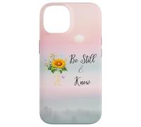 Be Still Know That I Am God Quotes Butterfly Christian Jesus Carcasa para iPhone 14