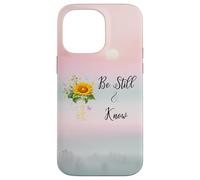 Be Still Know That I Am God Quotes Butterfly Christian Jesus Carcasa para iPhone 14 Pro MAX