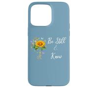 Be Still Know That I Am God Quotes Butterfly Christian Jesus Carcasa para iPhone 15 Pro MAX