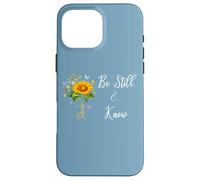 Be Still Know That I Am God Quotes Butterfly Christian Jesus Carcasa para iPhone 16 Pro MAX