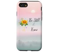 Be Still Know That I Am God Quotes Butterfly Christian Jesus Carcasa para iPhone SE (2020) / 7/8