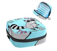 Be the Best You Can Be Raccoon - Bolsa de almacenamiento portátil para servilletas sanitarias, Varios colores, 4.7x6.6x6.6 in/12x17x17 cm