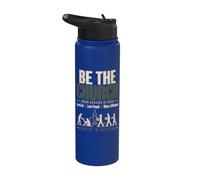 Be The Church When Service is Over Faith Action Christian Stainless Steel Insulated Water Bottle