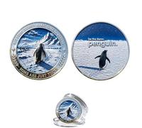 Be the Damn Penguin Coin, "Some Are Just Yours" - Monedas de bolsillo inspiradoras de doble cara, regalo inspirador para familiares, amigos y seres queridos (1 unidad)